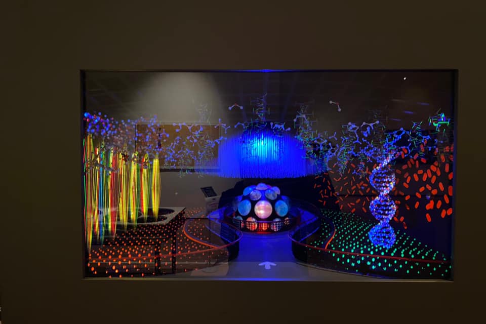 「芸術は呪術である」岡本太郎展in新潟の太陽の塔の地下展示模型C